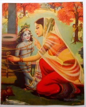 ラダ・クリシュナ Painting - ラダ・クリシュナ 45 ヒンドゥー教